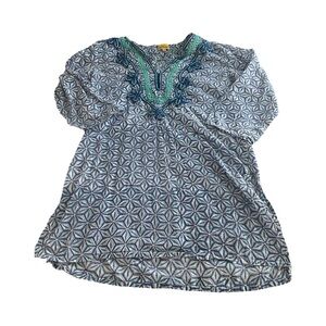 ROBERTA ROLLER‎ RABBIT TUNIC TOP Coverup Size Medium